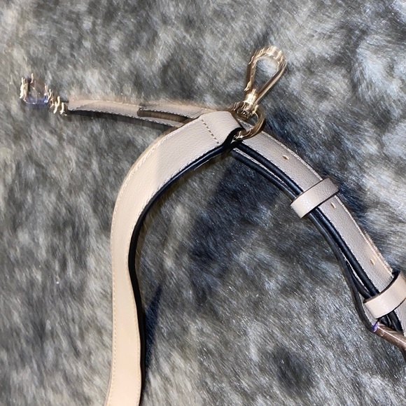 Fashion  faux leather taupe grey handbag strap - Picture 8 of 10